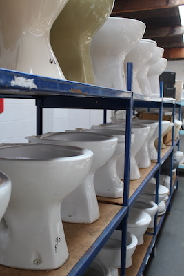 second hand toilet bowl
